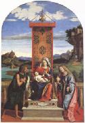 CARACCIOLO, Giovanni Battista The Virgin and Child between John the Baptist and Mary Magdalen (mk05) china oil painting artist